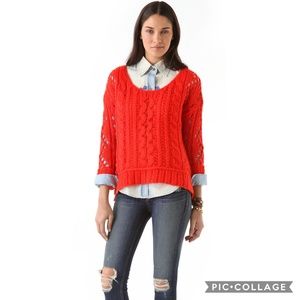 Free People The Fluff Oversized Knit Sweater
